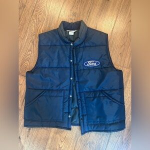 Vintage Blue Puffer Vest